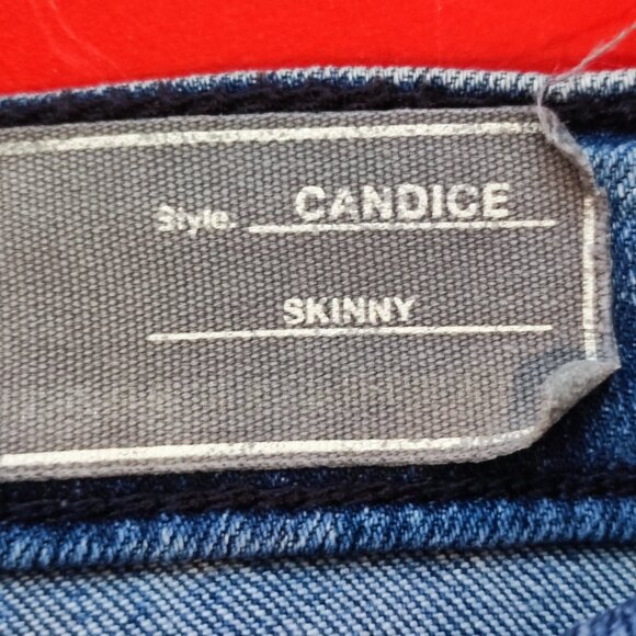 Buffalo David Bitton Candice jeans factory distressed blue women's size 29 (8) - Picture 7 of 11